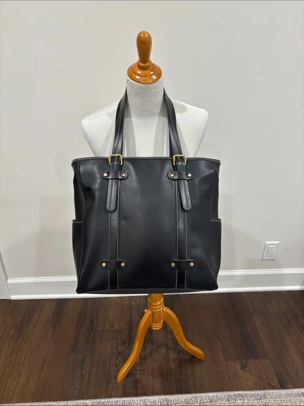 Isaac Mizrahi New York Multi-Compartment  Tech Tote w/ Padded Laptop Sleeve